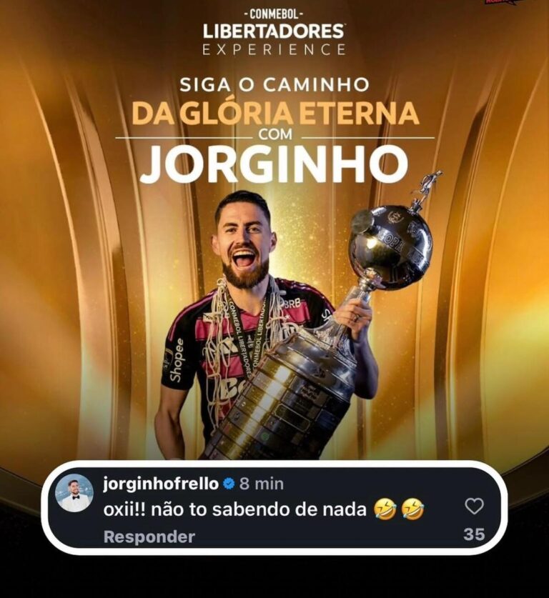 Erro nas Redes Sociais da Libertadores Gera Reação Engraçada de Jorginho