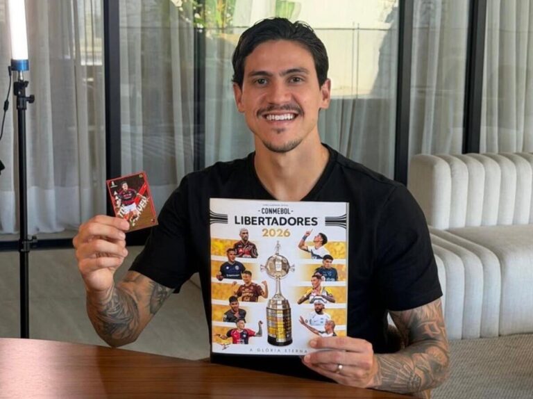 Panini anuncia Pedro como embaixador do álbum da Libertadores 2026