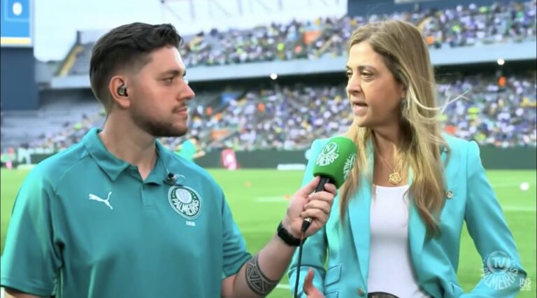 Leila Pereira defende Estudiantes e critica Flamengo por reclamação