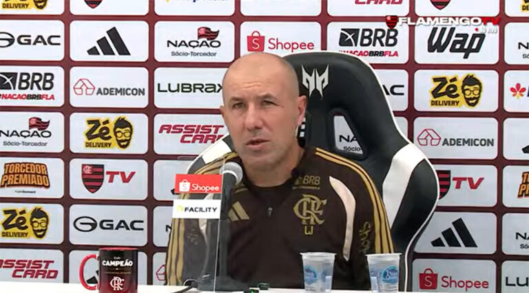 Jardim destaca foco no título e minimiza rumores sobre futuro no Flamengo