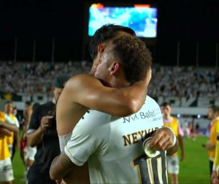 Confusão entre Neymar e Lucas Paquetá marca empate entre Santos e Flamengo