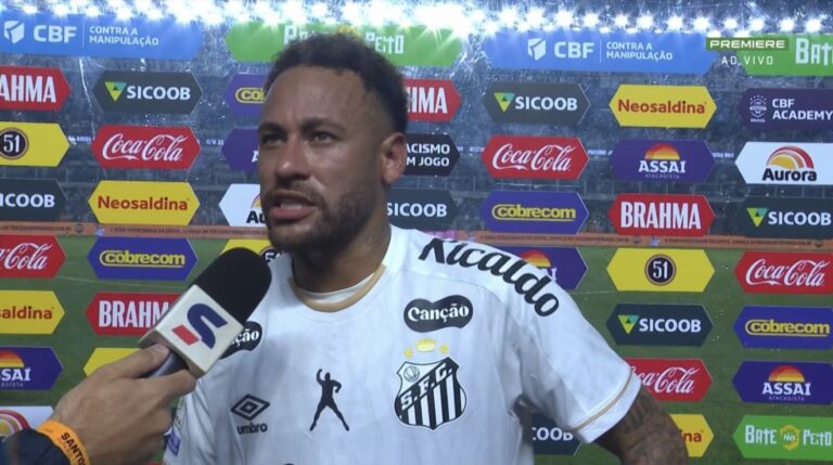 Neymar elogia Flamengo após empate com o Santos e reconhece força do rival