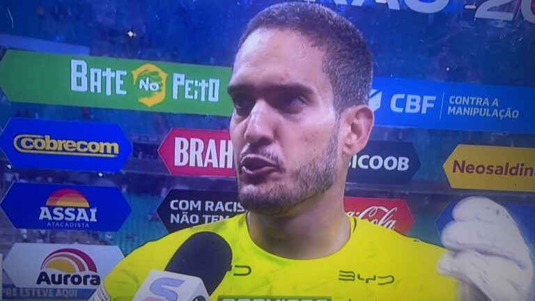 Goleiro do Bahia reconhece domínio do Flamengo após derrota em Salvador