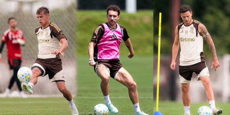 Flamengo anuncia coletiva com Joaquín Freitas, Léo Ortiz e Saúl para esta quinta-feira