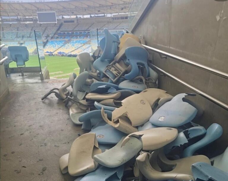Vandalismo no Maracanã leva Flamengo a exigir reparos urgentes